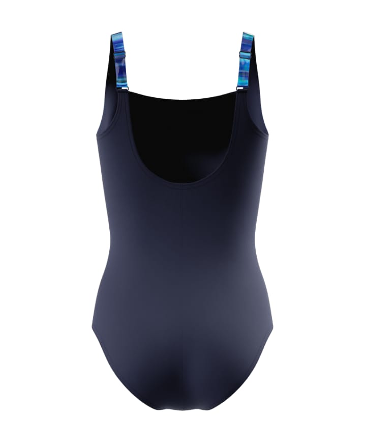 Dames badpak blauw