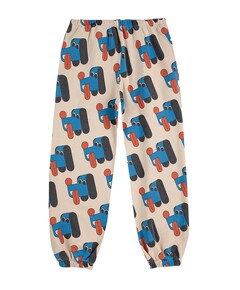 Doggy mate all over jogging broek beige