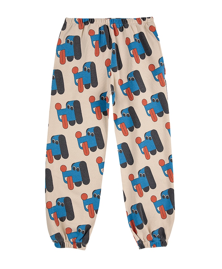 Doggy mate all over jogging broek beige