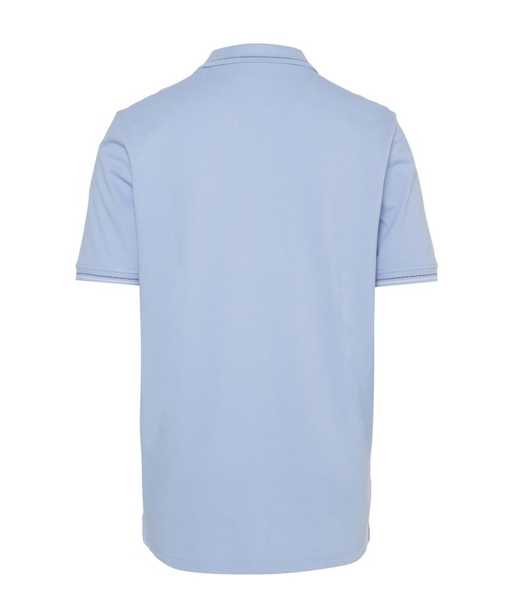 Heren polo blauw