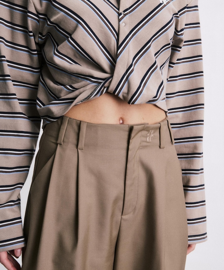 Mark dames broek beige