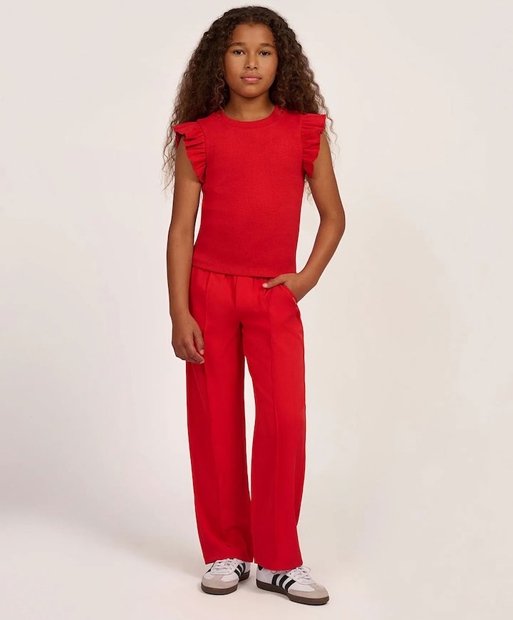 Weva Pants meisjes broek rood