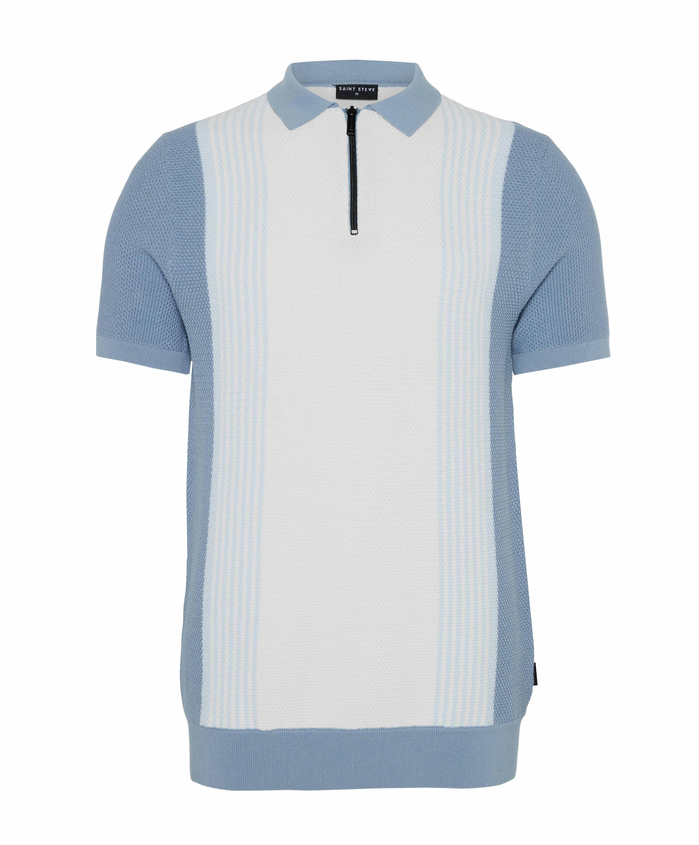 Heren polo blauw