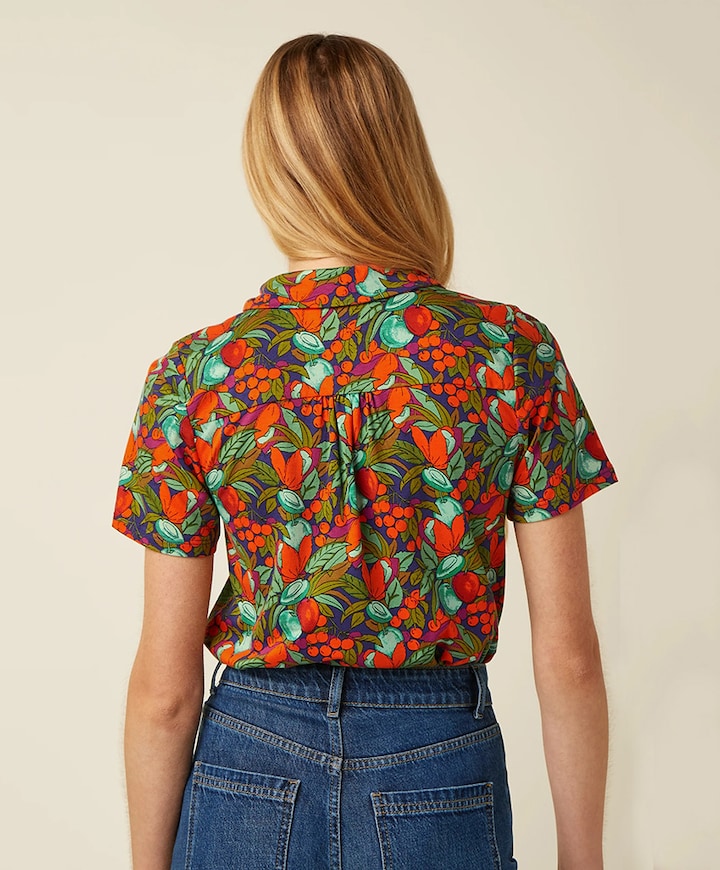 Dames blouse multicolor