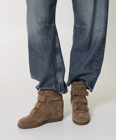 Isa dames enkellaarzen beige