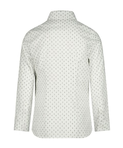 Jongens overhemd lange mouw wit