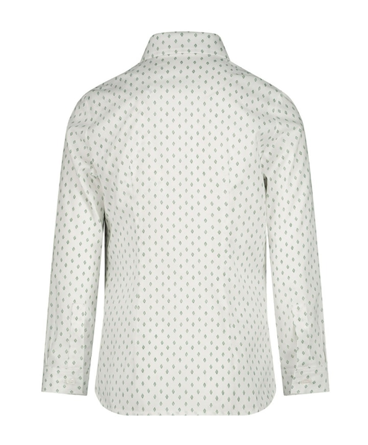 Jongens overhemd lange mouw wit