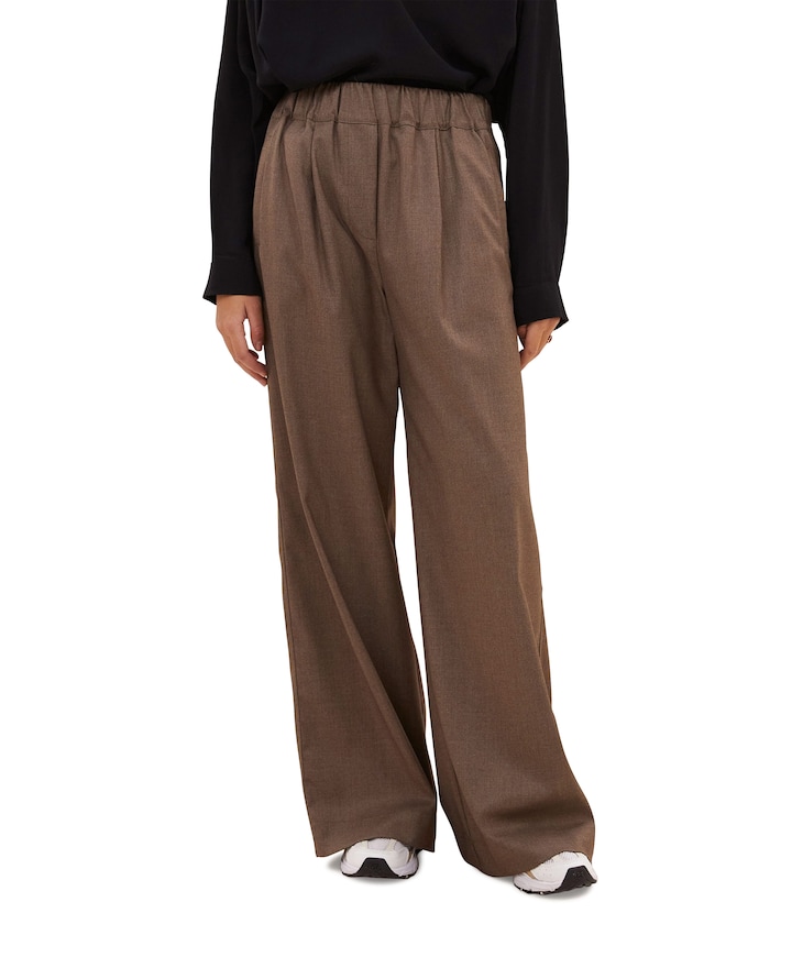 benji melange broek beige