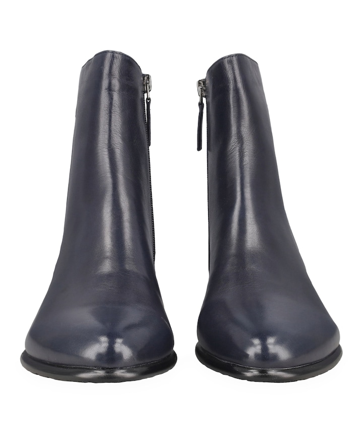 dames enkellaarzen blauw