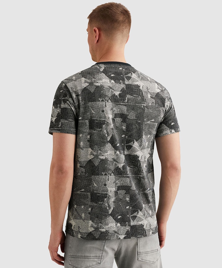 Heren T-shirt blauw