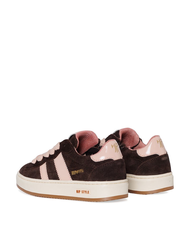 uniseks sneakers  bruin
