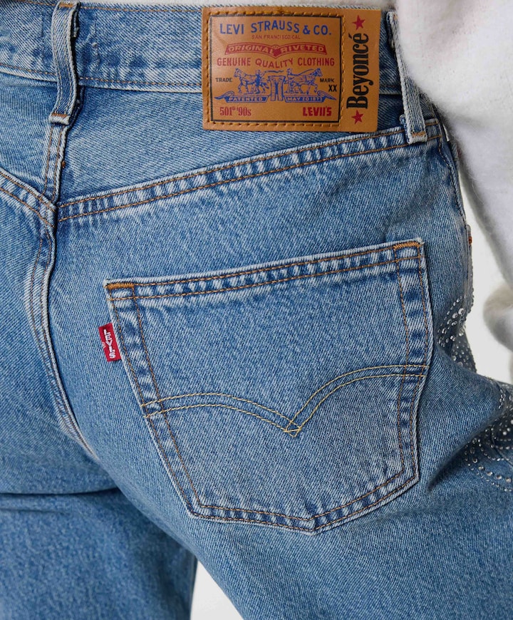 501 90S jeans blauw