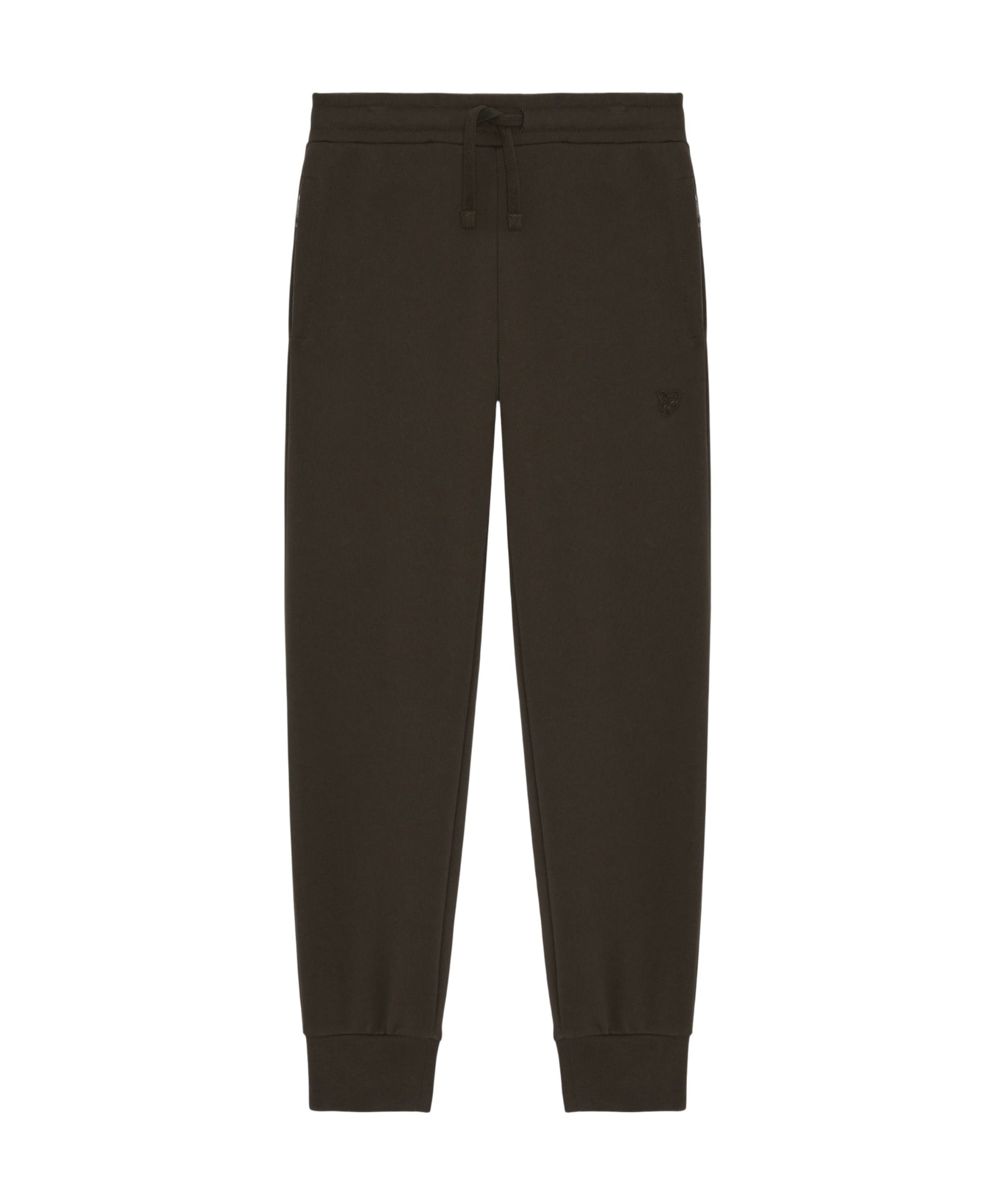 Heavy Weight Sweatpant jongens broek bruin