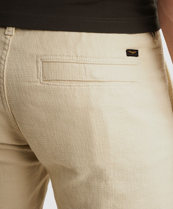 FIBERSTAR SHORTS LINEN STRUCTURE heren korte broek beige