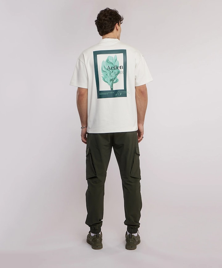 Heren T-shirt ecru