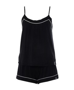 Dames shortama zwart