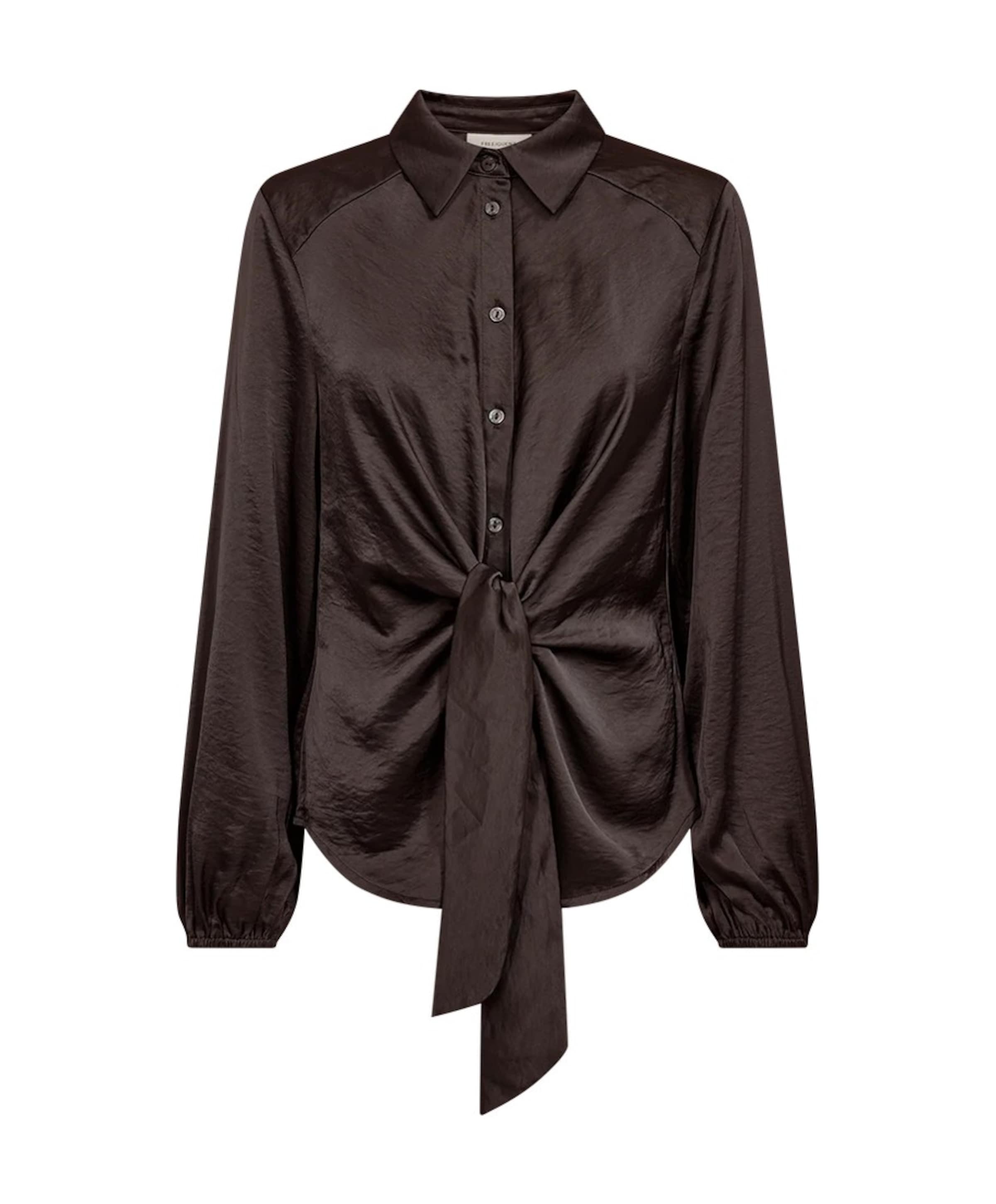 Dames blouse bruin