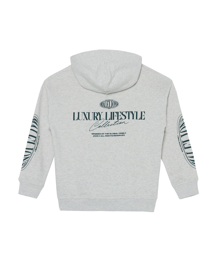 Jongens hoodie grijs