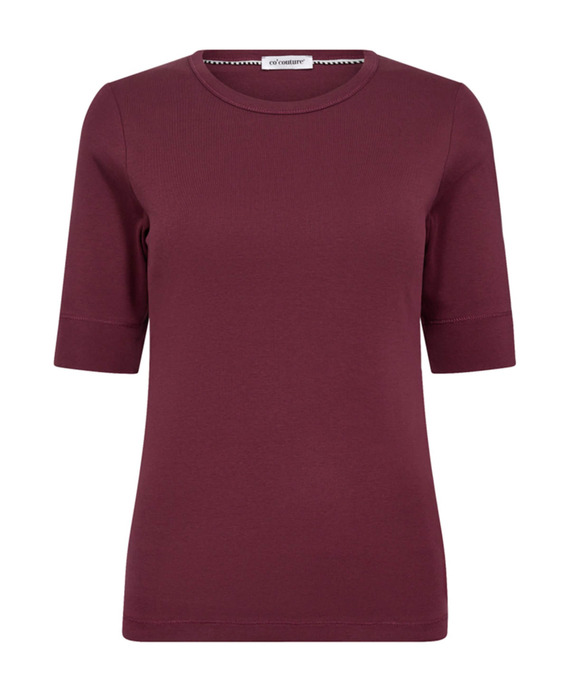 Dames t-shirt bordeaux