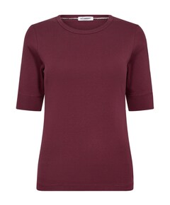 Dames t-shirt bordeaux