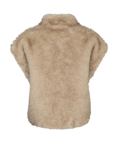Dames gilet beige