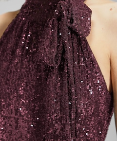 dames jumpsuit bordeaux