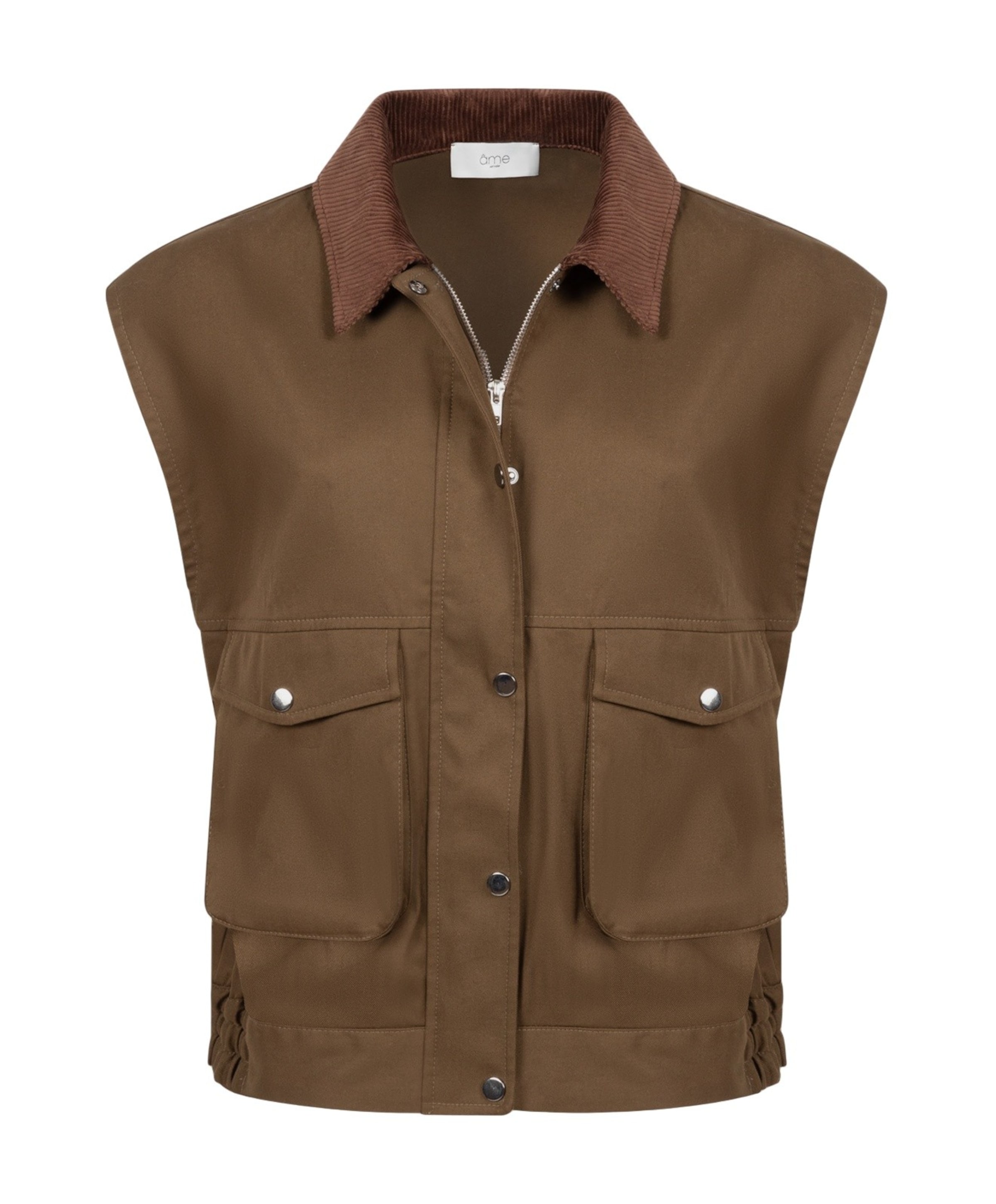 Dames bodywarmer groen
