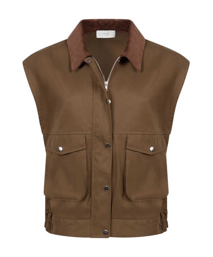 Dames bodywarmer groen