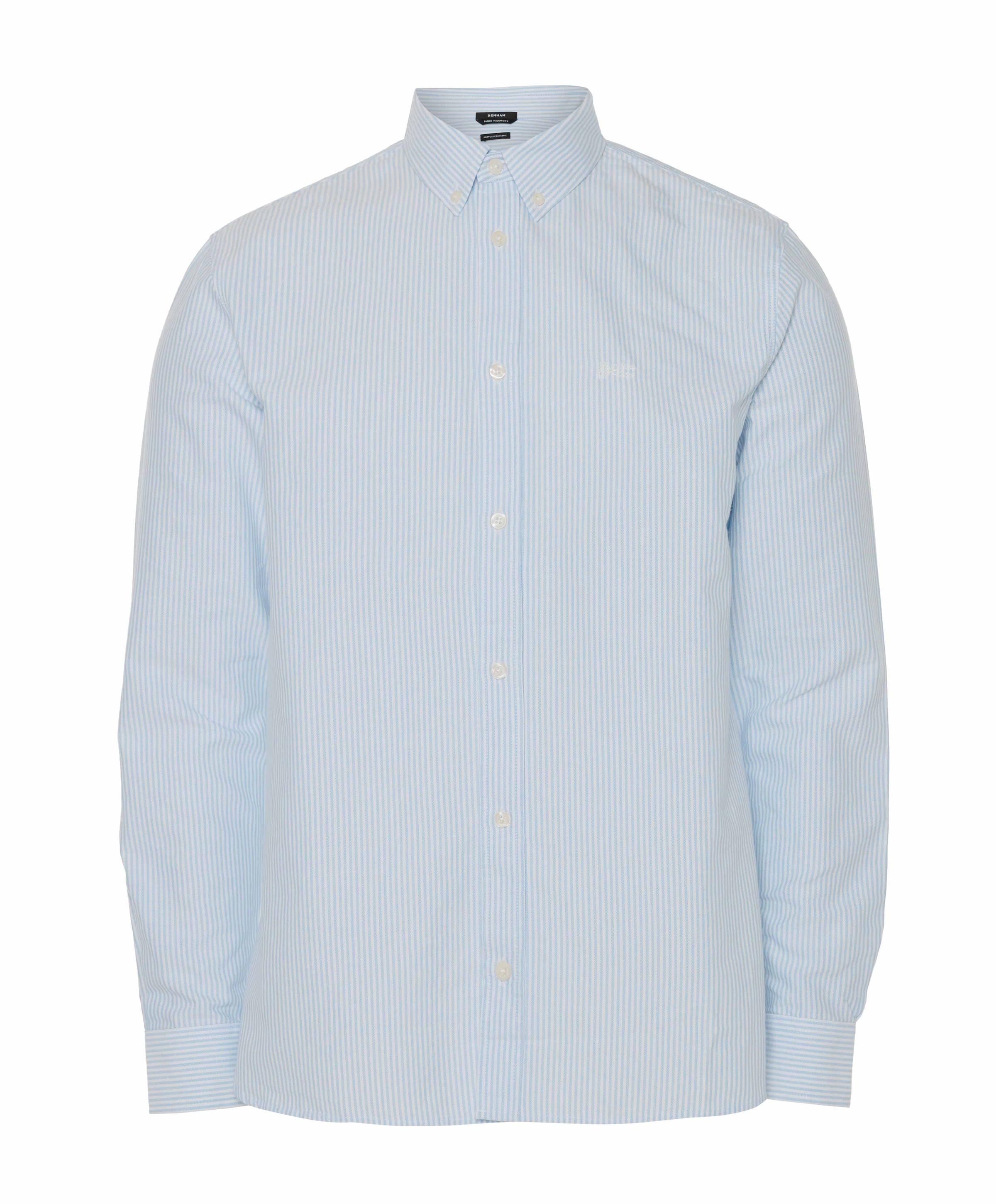Heren overshirt blauw