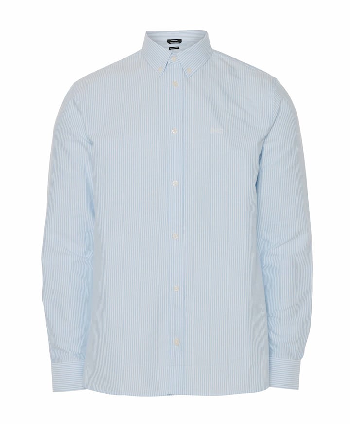 Heren overshirt blauw