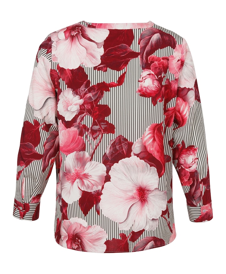 Dames blouse bordeaux