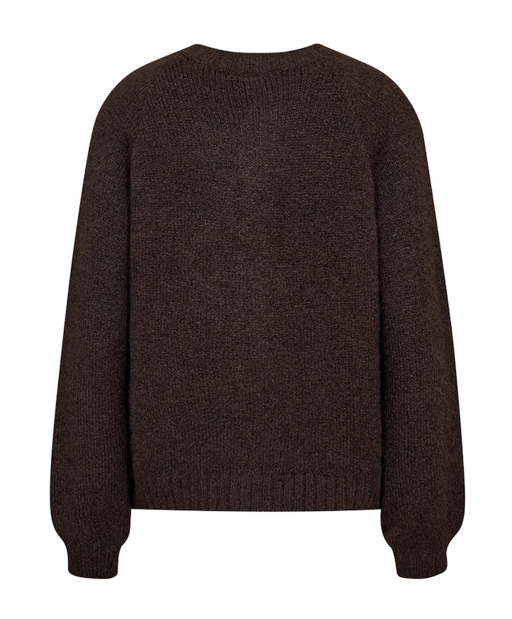 Dames vest bruin