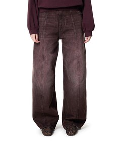 83/PERL62 dames jeans bordeaux