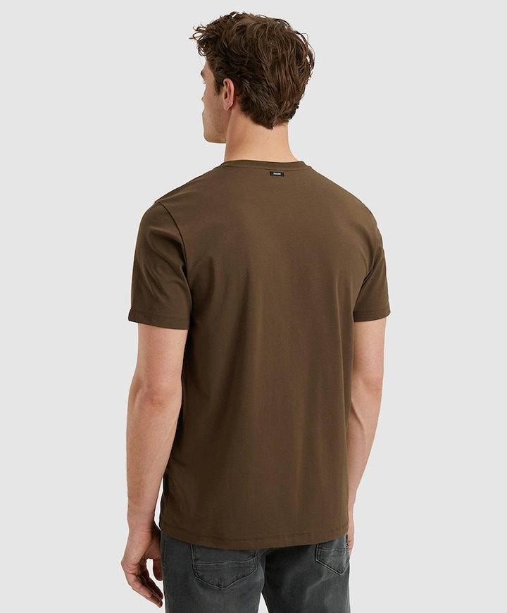 Heren t-shirt bruin