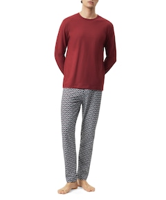 Heren pyjamaset rood