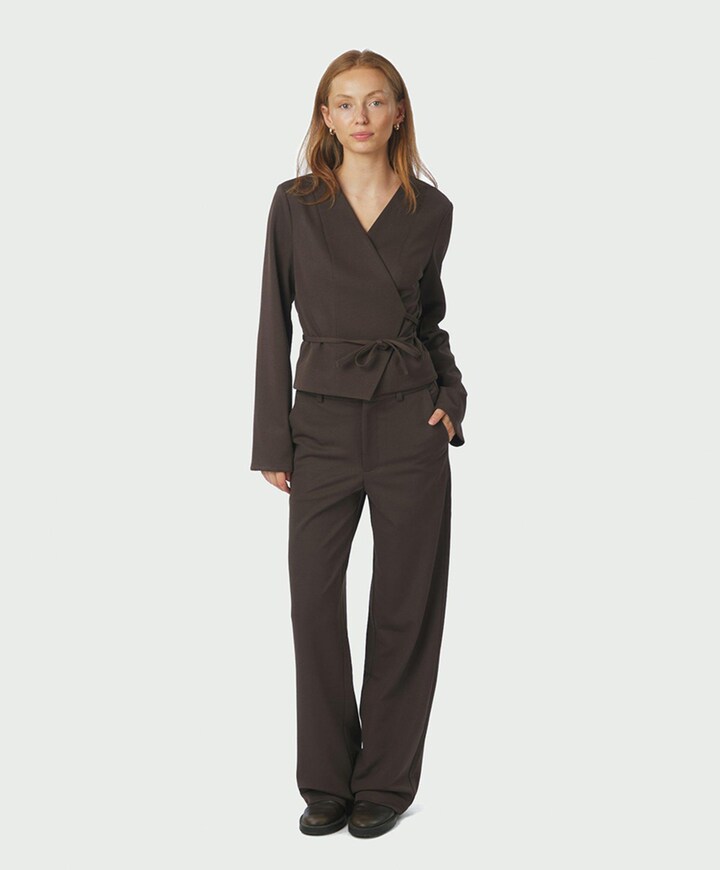 Nathalie Pants dames broek bruin