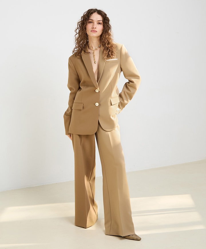 EMMA dames broek beige