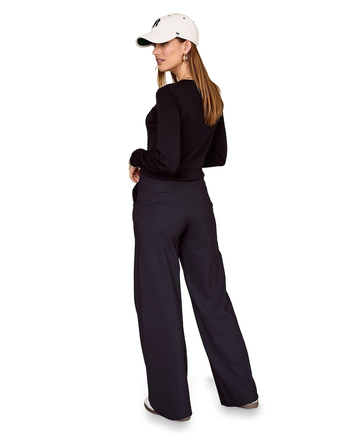 Lexie bonded trousers zwart