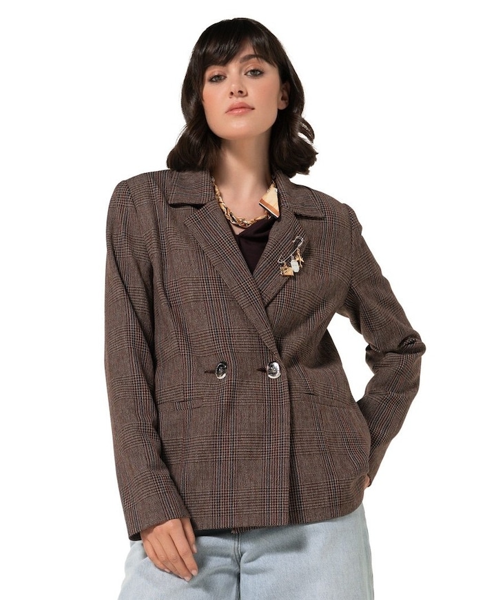 Dames blazer bruin