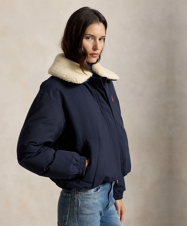 Dames jas blauw