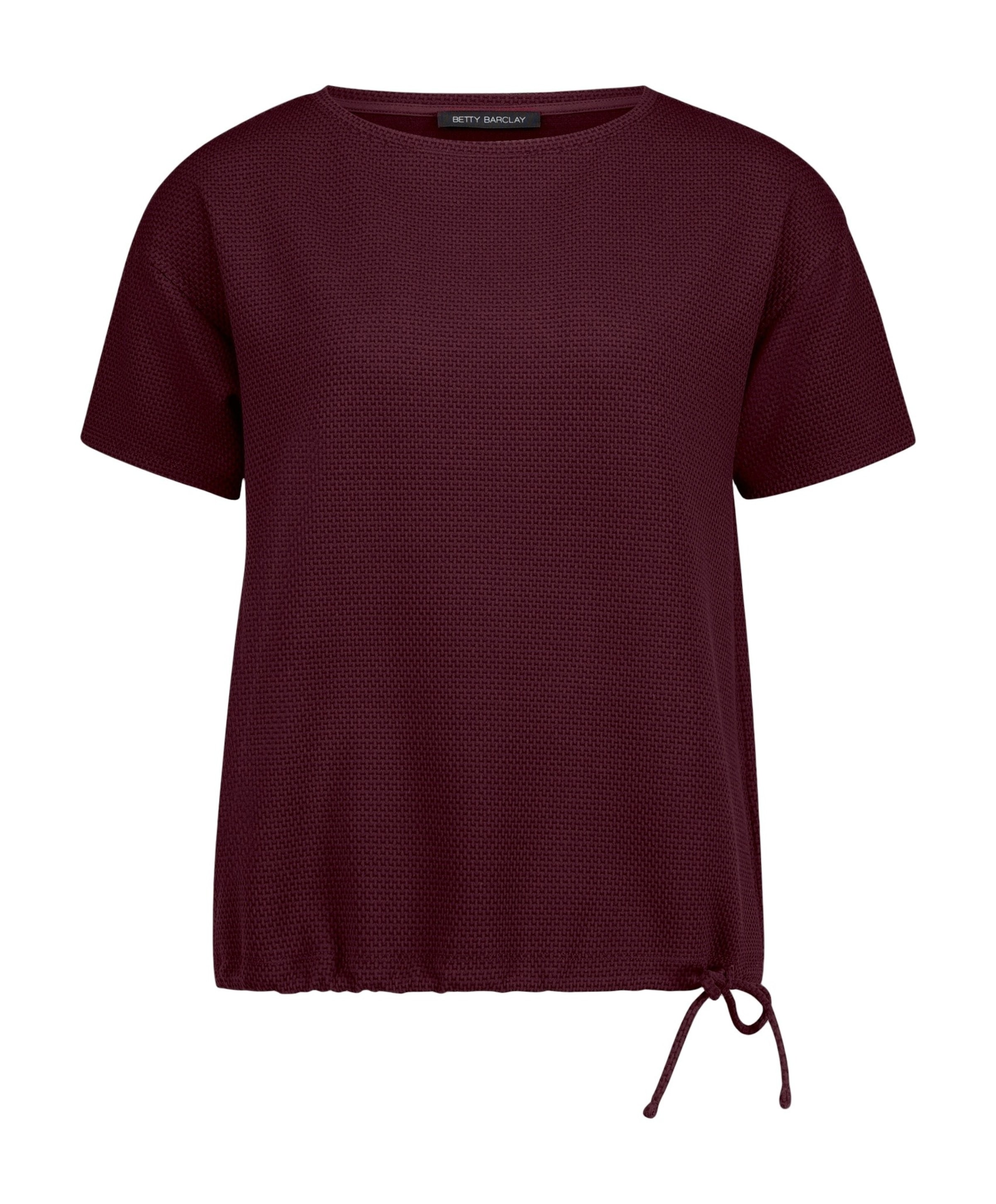 Dames T-shirt bordeaux