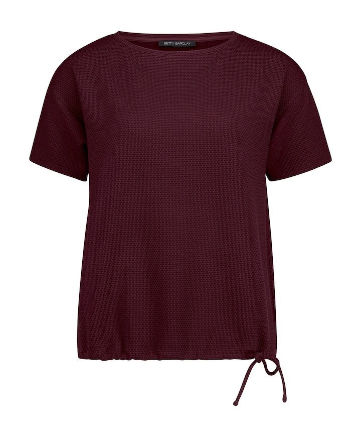 Dames T-shirt bordeaux