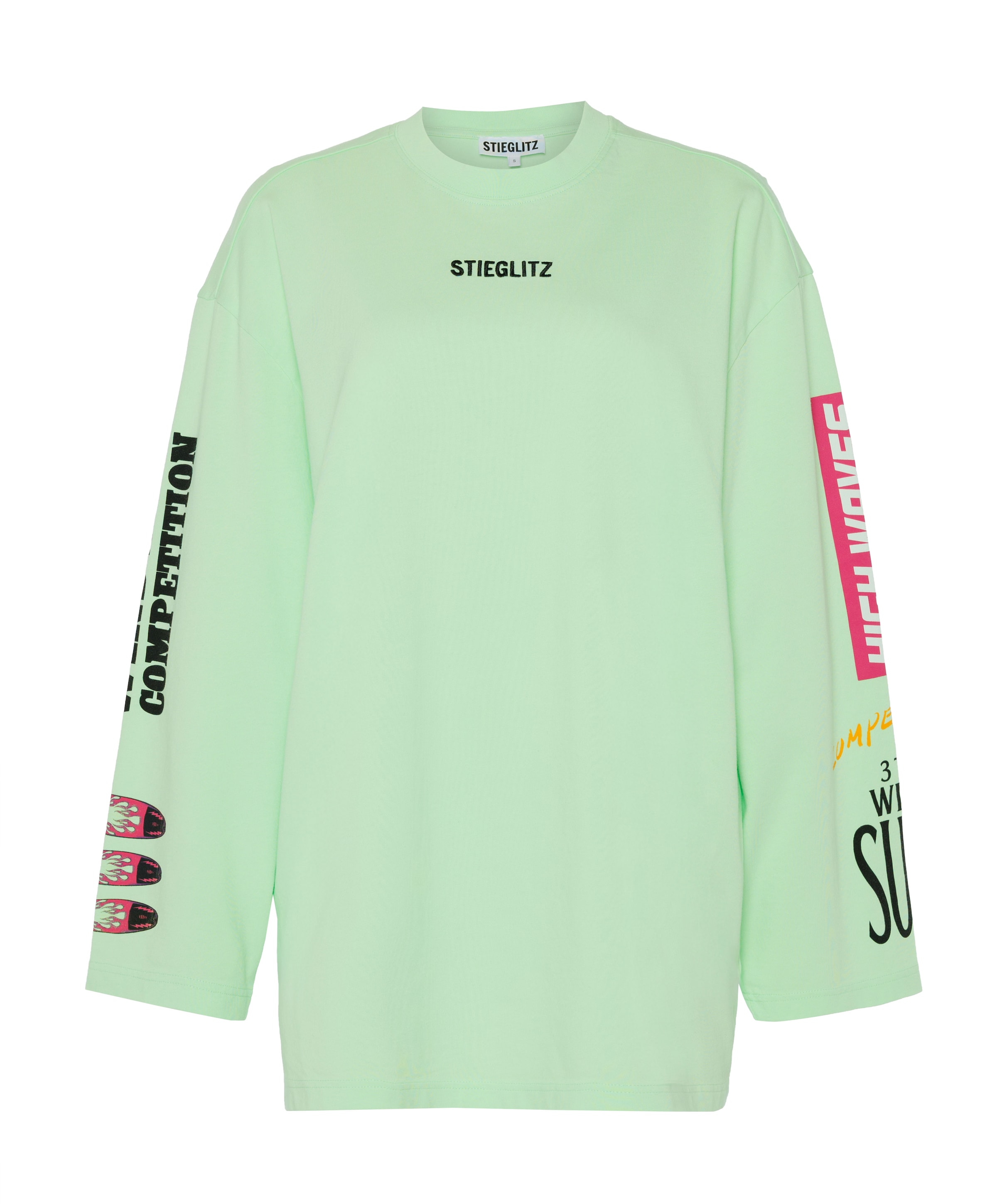 Dames longsleeve groen