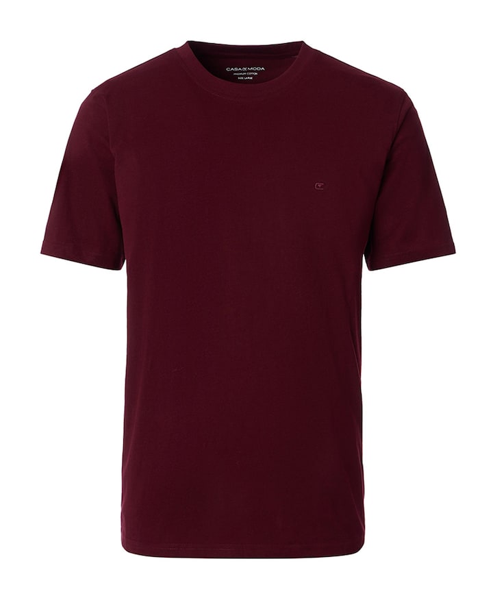 Heren t-shirt bordeaux