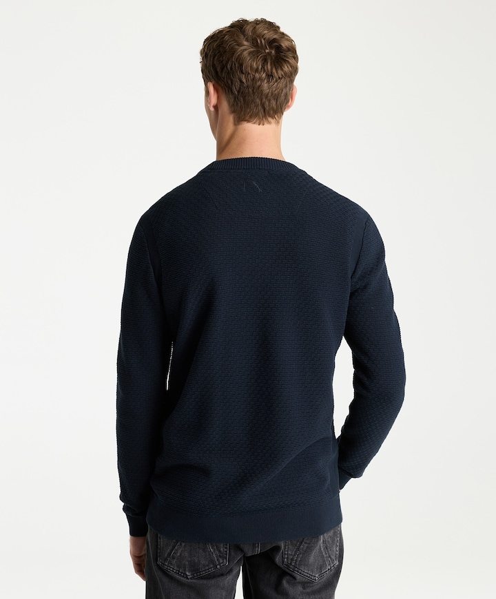 Heren trui blauw