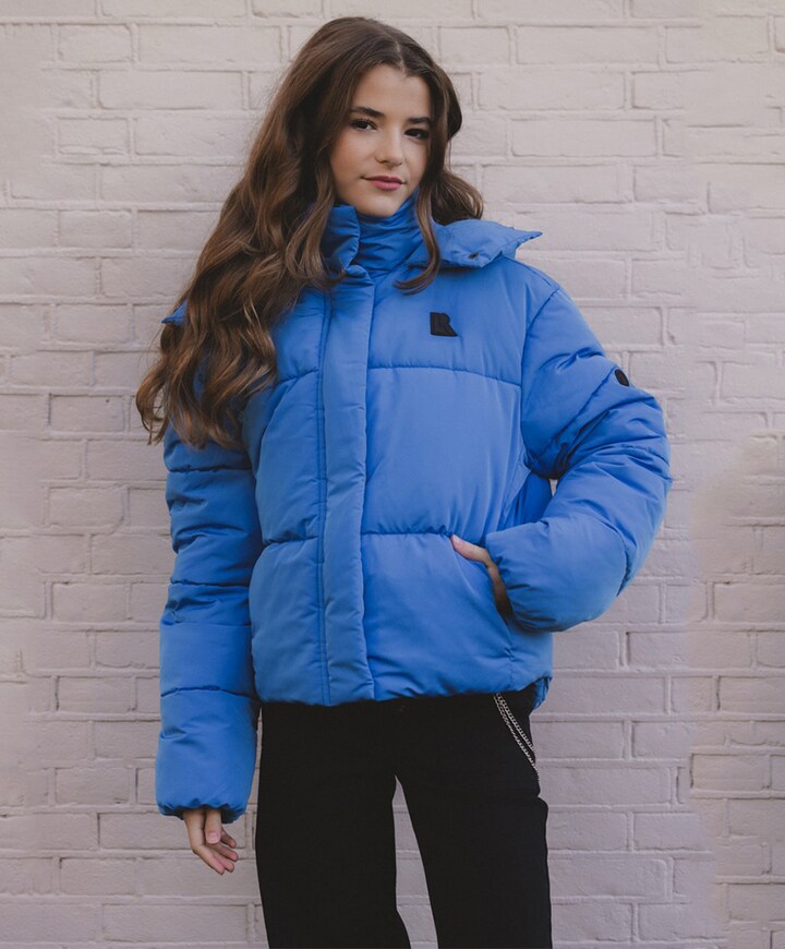 Meisjes jas blauw