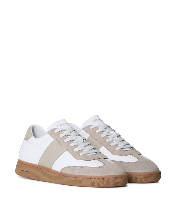 Zack mix heren sneakers wit