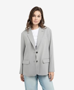 Dames blazer grijs