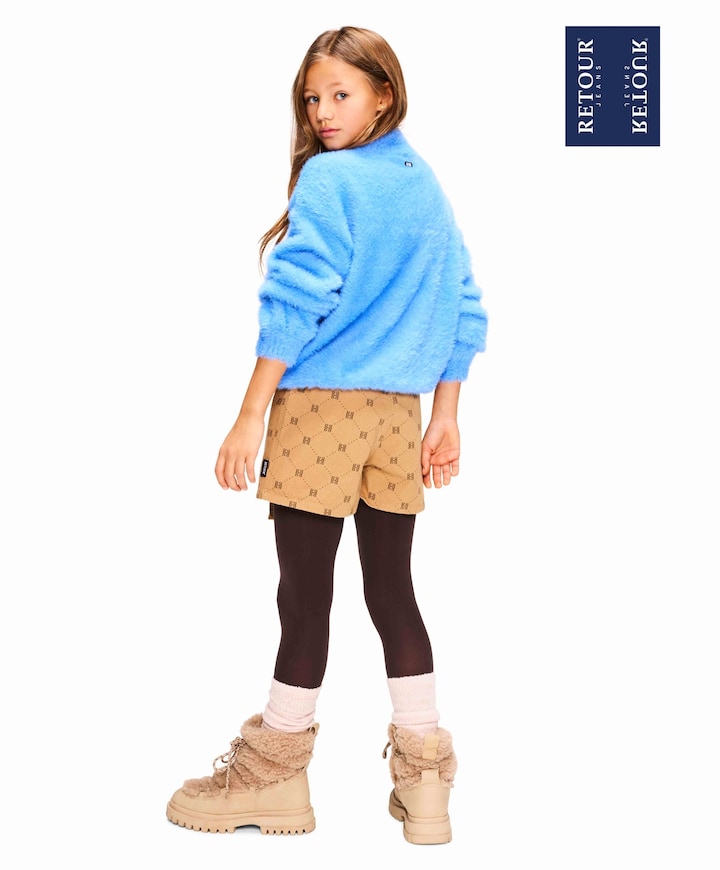 Meisjes rok beige