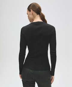 Dames longsleeve zwart